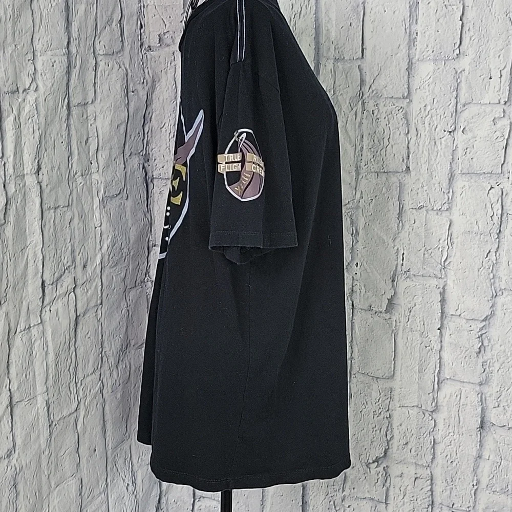 TRUE RELIGION Black‎ Flight Mission Nasa T Shirt Large